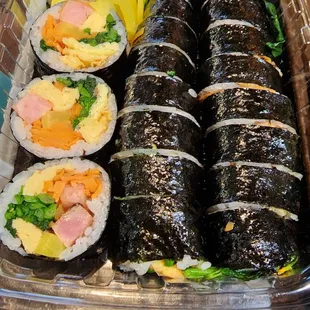 sushi, sashimi, sushi and sashimi, food