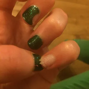 The polish dryer literally BUNED THE FIRST TOP COAT OFF MY NAILS!!!! Shelack won't stay on-is taking layers of my nail with it! SO PAINFUL!!