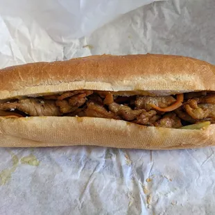 Grilled pork banh mi