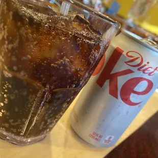 Diet Coke (free beverage with YELP check in)