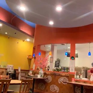 The interior....