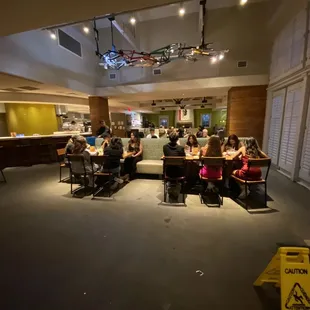 interior, sushi and sashimi