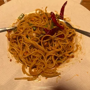 Kung Pao Spaghetti