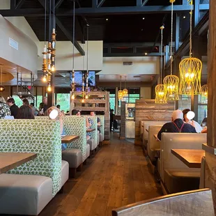 interior, sushi and sashimi