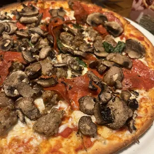 pizza, food
