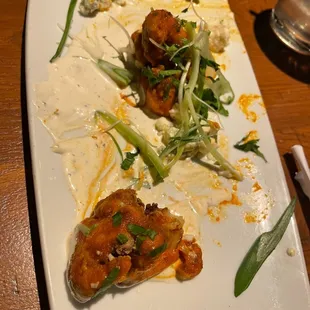 Buffalo Cauliflower - Soggy and Cold  !