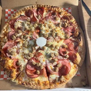meat lovers pizza
