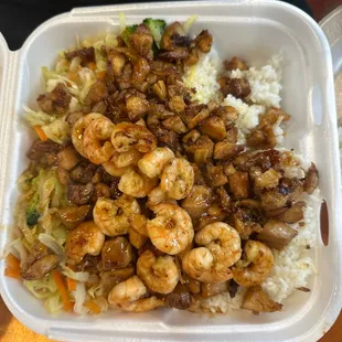 Chicken and shrimp