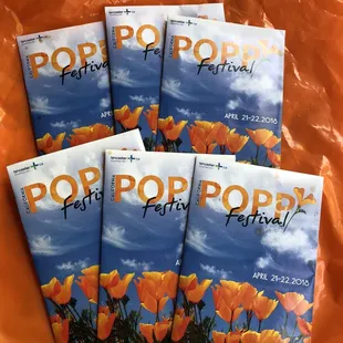 I bought a Poppy T Shirt &amp; they gave me Free Poppy Seeds to plant in my back yard @ The Poppy Festival