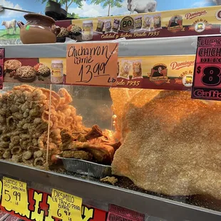 Chicharróns the size of a baby blanket!