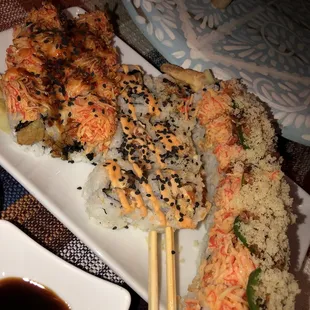 I like to add my own black seasames of course for visual appeal, they didn't come with it.