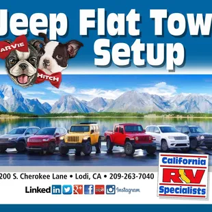 &quot;Visit Us for Jeep Flat Tow Setup! Ensure a seamless and safe flat towing experience with our expert installation and setup services tailore
