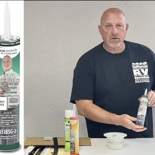 Dustin compares the original butyl/putty tape application to Dicor&apos;s new product.