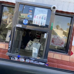 Drive thru window