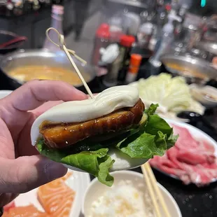 Chashu pork steam bun
