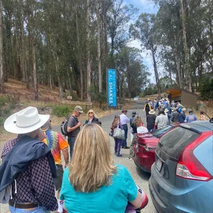 Line waiting to get in