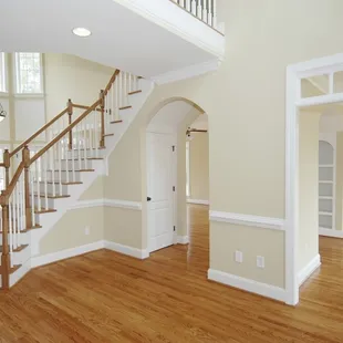 staircase leading to second floor