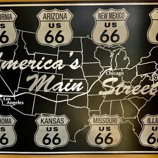 Historical sign displaye