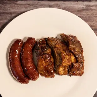 Bbq Ribs and Hot Links