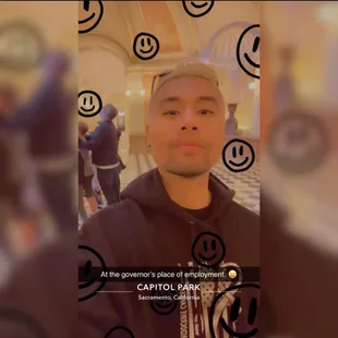 Tourist being tourist.