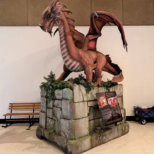 Dragon exhibit in 2023