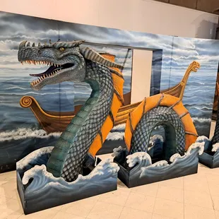 Dragon exhibit in 2023