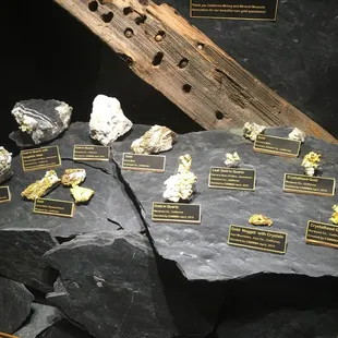 Lots of gold samples