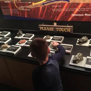Some rocks you can touch