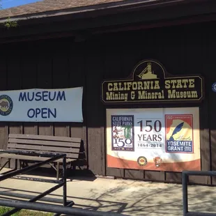 Museum signs