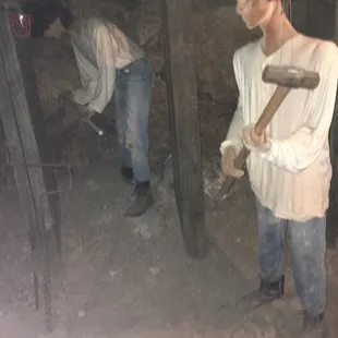 Inside the mine