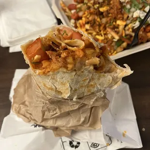 Vegan Al-Pastor Burrito