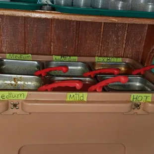 Salsa bar