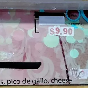 Burritos- small print but amazing size and taste