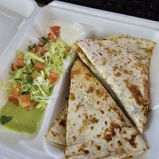 Pastor quesadilla