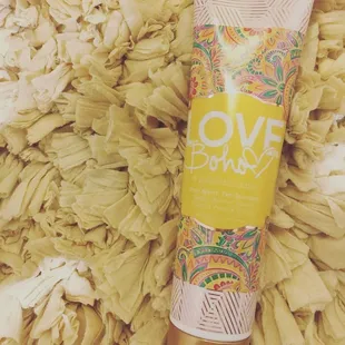 A variety of skin conditioners, tanning lotions and tan extenders!