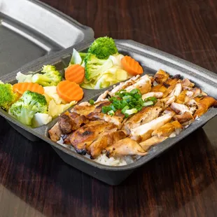 Chicken Teriyaki Veggie Plate