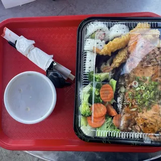 22. Salmon Bento