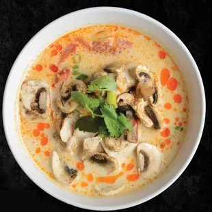 Tom Kha - Our Authentic Thai Soup; Loved by many of our Patrons here at California Thai Cafe.