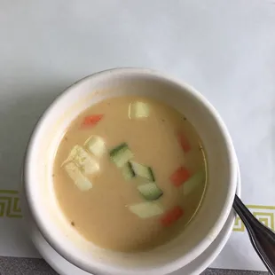 Spicy Coconut Soup