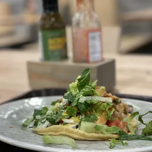 Pork carnitas taco