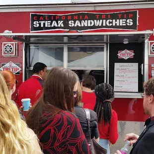 Menu limited to sandwich, tacos, or nachos.  They had chili on another visit