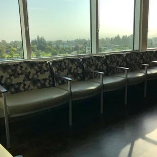 View from the waiting room.