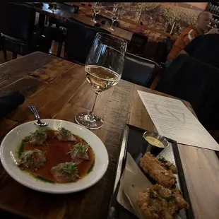 Himachi, fried chicken and wine bar