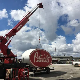 Crane service available at competitive rates