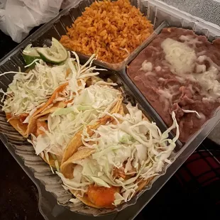 3 Shrimp Tacos Combo