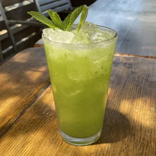 Fresh and refreshing Cucumber Mint Mojito