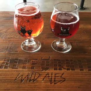 Watermelon mint (L) and Carlsbad blueberry (R)