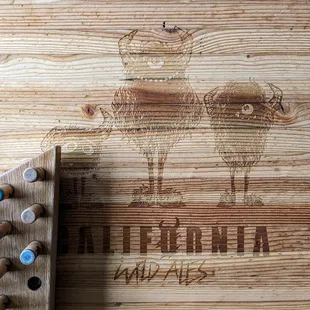 Tables with their logos