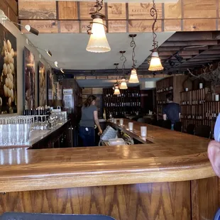 a man sitting at a bar