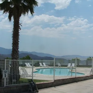 Our pool and spa area, come and soak up the sunshine.